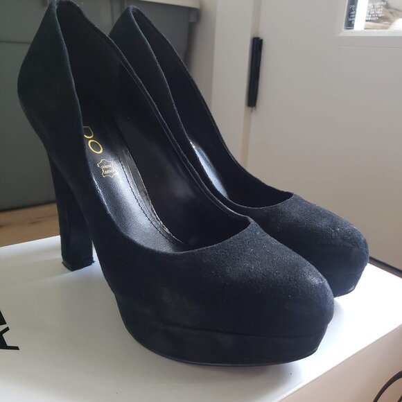 Aldo genuine suede pumps 8.5/38.5, early 2010s - Picture 2 of 9